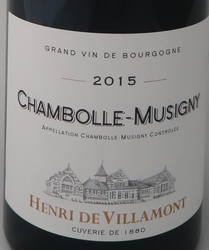CHAMBOLLE MUSGNY VILLAGES 2015