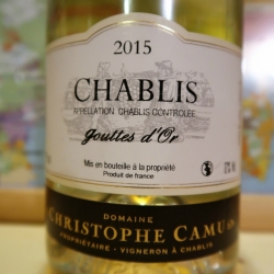 CHABLIS GOUTTE d´ Or 2015