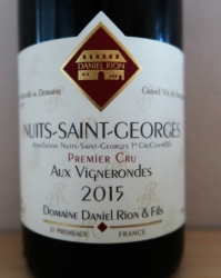 NUITS SAINT GEORGES 1er CRU LES VIGNES RONDES 2015