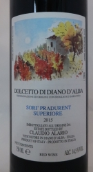 DOLCETTO D´ ALBA SORI PRADURENT SUPERIORE 2015