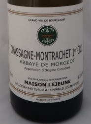 CHASSAGNE MONTRACHET 1er CRU ABBAYE DE MORGEOT 2017