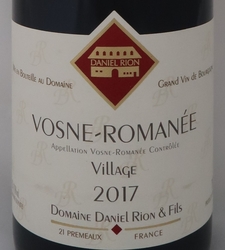 VOSNE ROMANÉE VILLAGES 2017