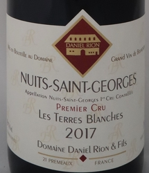 NUITS SAINT GEORGES 1er CRU LES TERRES BLANCHES 2017