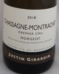 CHASSAGNE MONTRACHET 1er CRU MORGEOT BLANC 2018