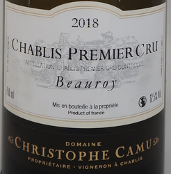 CHABLIS 1er CRU BEAUROY 2018