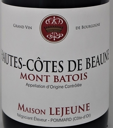 HAUTES COTES DE BEAUNE MONT BATOIS 2019