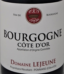 BOURGOGNE PINOT NOIR COTE D OR 2019