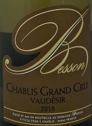 CHABLIS VAUDESIR GRAND CRU 2018