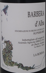 BARBERA D ALBA LA ROSINA SUPERIORE 2018