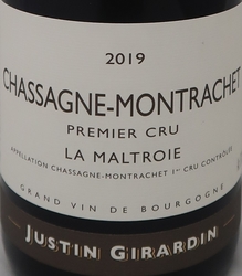 CHASSAGNE MONTRACHET 1er CRU LA MOLTROIE 2019