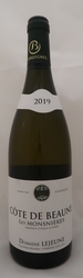 COTE DE BEAUNE LES MONSNIERES 2019 BLANC