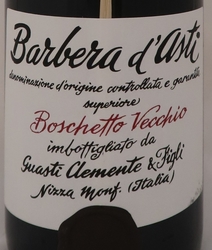 BARBERA D ASTI BOSCHETO VECCHIO SUPER. 2017