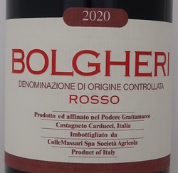 BOLGHERI ROSSO DOC 2020