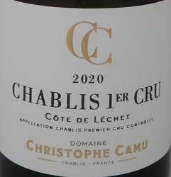 CHABLIS 1er CRU COTE DE LÉCHET 2020