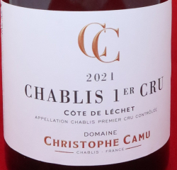 CHABLIS 1er CRU COTE DE LÉCHET 2021 BLANC