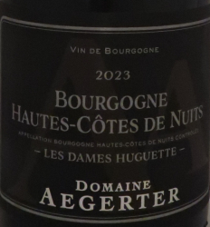 BOURGOGNE HAUTES COTES DE NUITS LES DAMES HUGUETTES 2023
