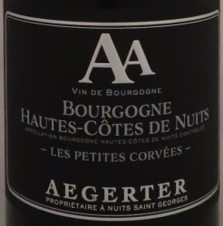 BOURGOGNE HAUTES COTES DE NUITS LES PETITES CORVEES 2023 BLANC