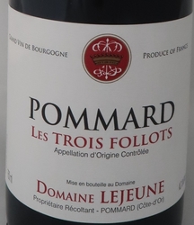 POMMARD LES TROIS FOLLOTS 2017